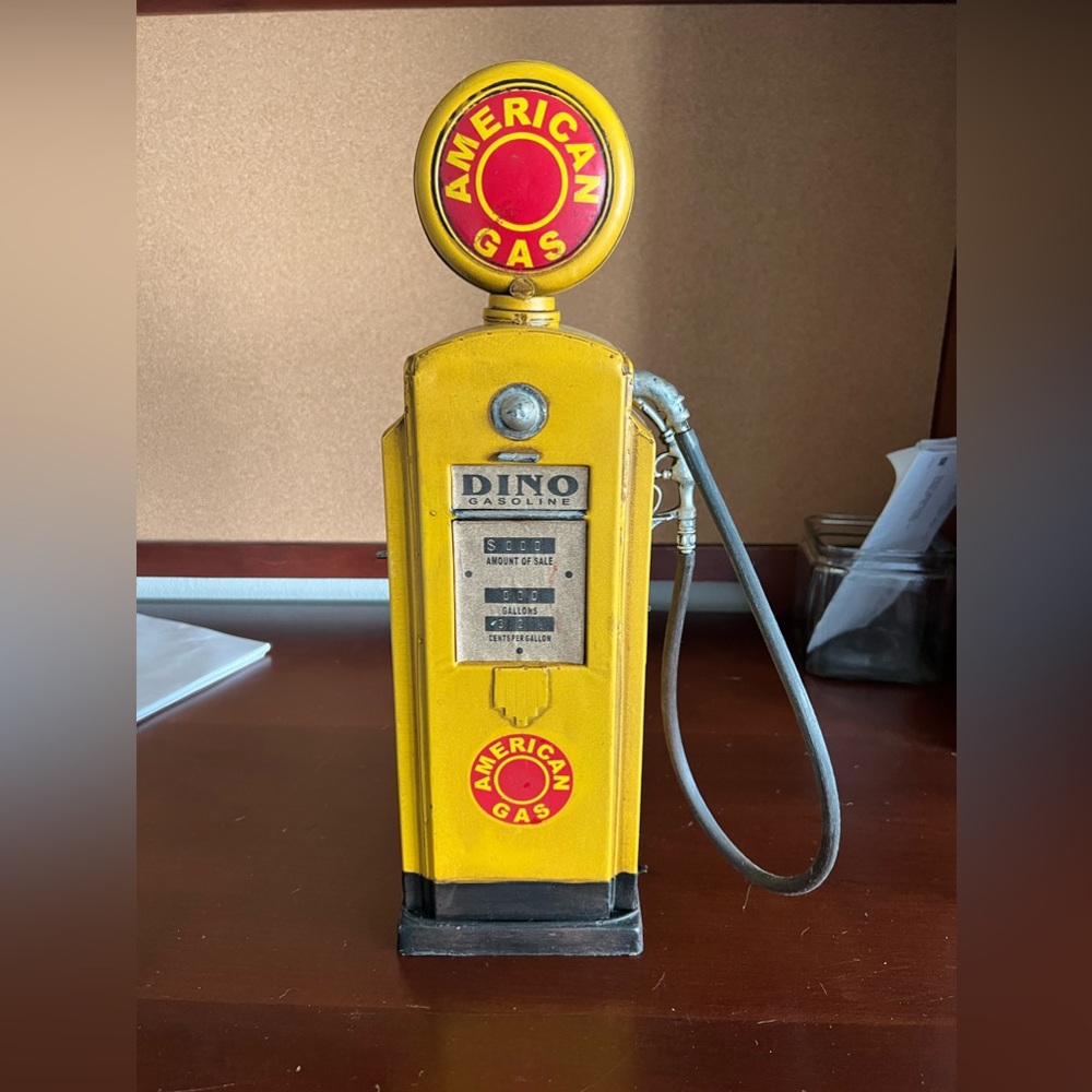 Dino Gasoline Pump Home Decor